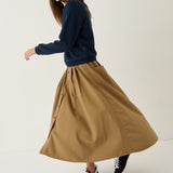 The Venetian Skirt in Camel