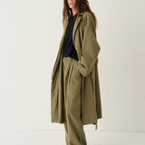 The York Robe in Loden