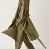 The York Robe in Loden
