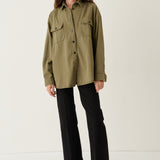 The Big Shirt in Loden