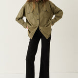 The Big Shirt in Loden