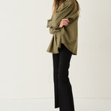 The Big Shirt in Loden