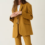 The Oversized Blazer in Mustard