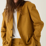 The Oversized Blazer in Mustard