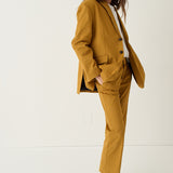 The Oversized Blazer in Mustard