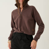 The Quarter Zip in Brown
