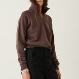 The Quarter Zip in Brown