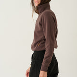The Quarter Zip in Brown