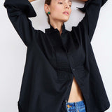 The Tuck Shirt in Black