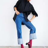 The Tuck Shirt in Black