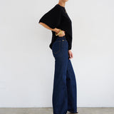The Crease Jean in Raw Rinse