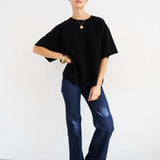 The Cashmere Tee in Black