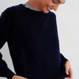 The Cashmere Crew in Navy