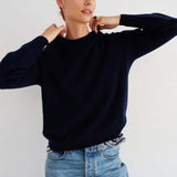The Cashmere Crew in Navy