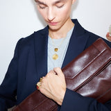 The Document Clutch in Oxblood