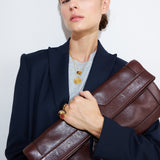 The Document Clutch in Oxblood