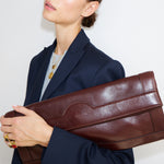 The Document Clutch in Oxblood