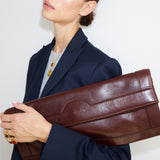 The Document Clutch in Oxblood