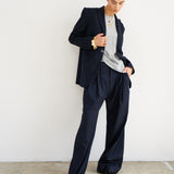 The Boxy Tee in Dark Heather