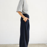 The Boxy Tee in Dark Heather