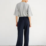 The Boxy Tee in Dark Heather