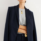 The Boxy Tee in Dark Heather