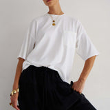 The Boxy Tee in White