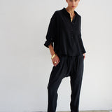 The Popover Silk in Black