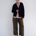 The Welt Pocket Cashmere Cardigan in Navy