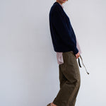The Welt Pocket Cashmere Cardigan in Navy