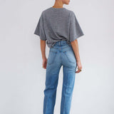 The Cashmere Tee in Light Heather