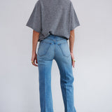 The Crease Jean in Worn Indigo