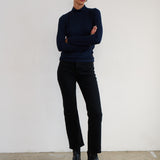 The Mock Neck in Navy