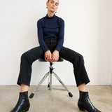 The Mock Neck in Navy