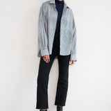 The Weekend Shirt in Black Stripe