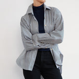 The Weekend Shirt in Black Stripe