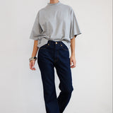 The Pitch Tee in Heather Grey