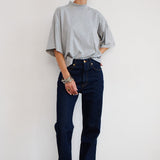 The Pitch Tee in Heather Grey