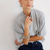 The Pitch Tee in Heather Grey