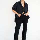 The Crease Jean in Black