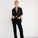 The Crease Jean in Black
