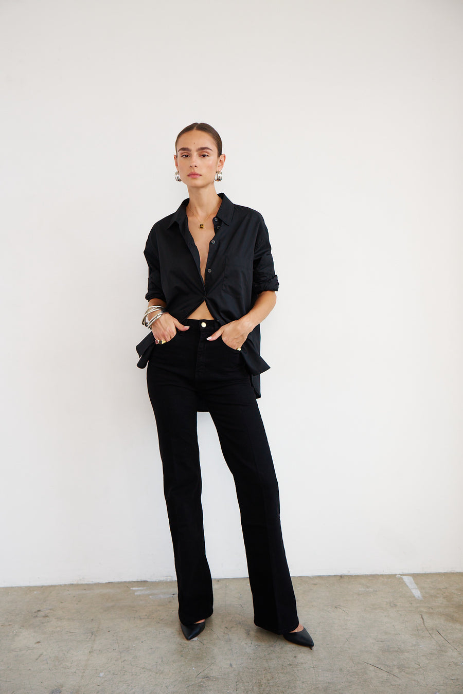 Jean Denim Noir Jamie Haller The Crease - Taille 31 - Neuf Avec étiquettes