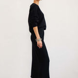 The Sweatshirt Skirt in Black