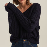 The Cable V Fave in Navy