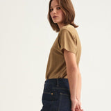 The Chameleon Tee in Gold Lame