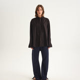 The Tuck Shirt in Black
