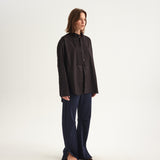 The Tuck Shirt in Black
