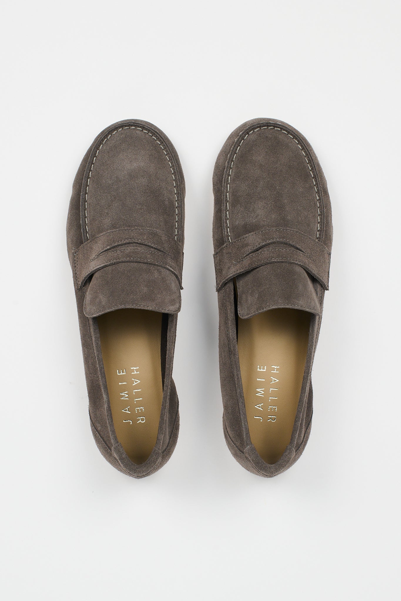The Unlined Penny Loafer in Smoke