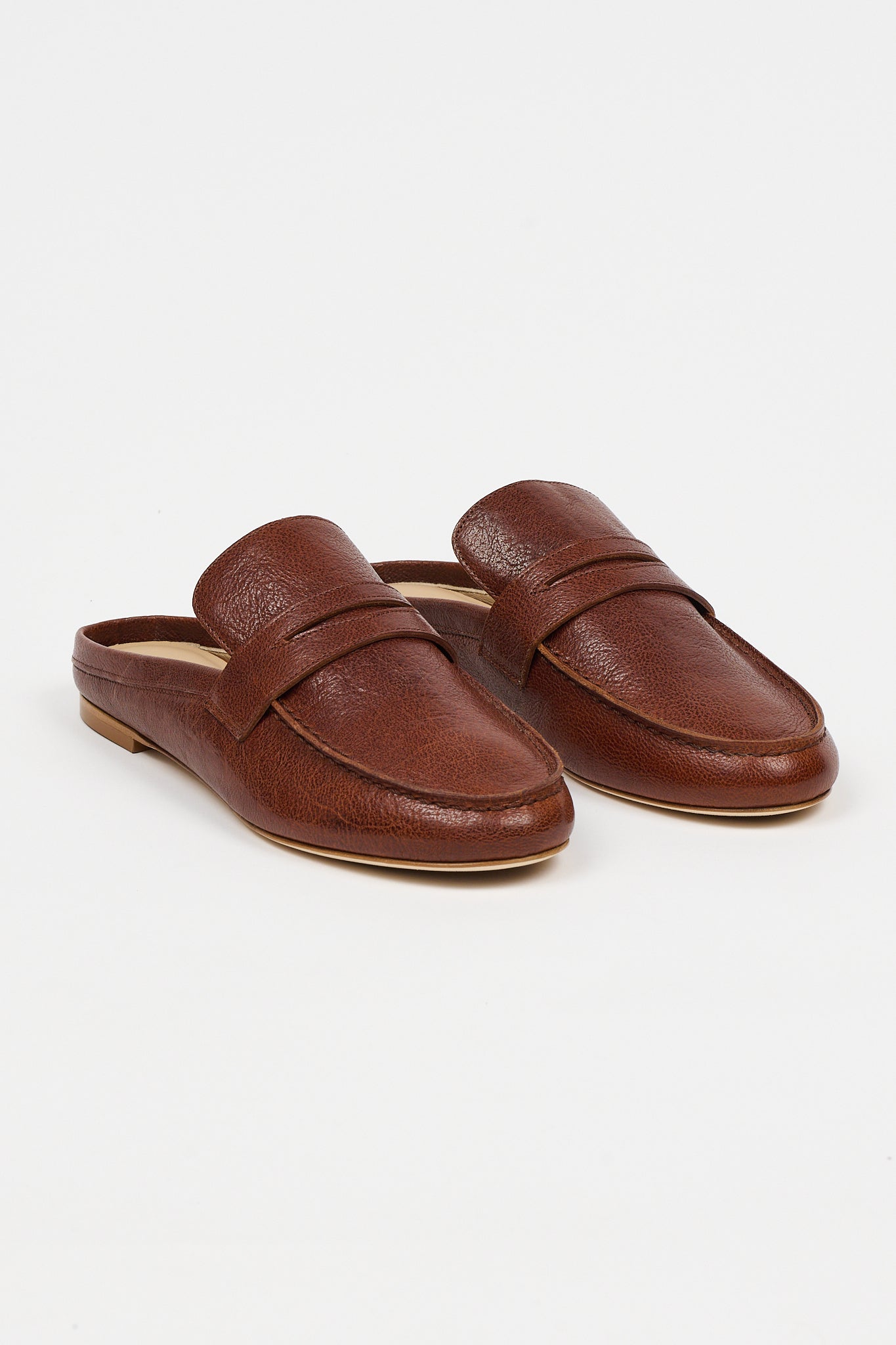 The Penny Loafer Mule in Cuoio