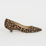 The Kitty Point Heel in Ponyhair Leopard